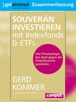 cover image of Souverän investieren mit Indexfonds und ETFs (Zusammenfassung)